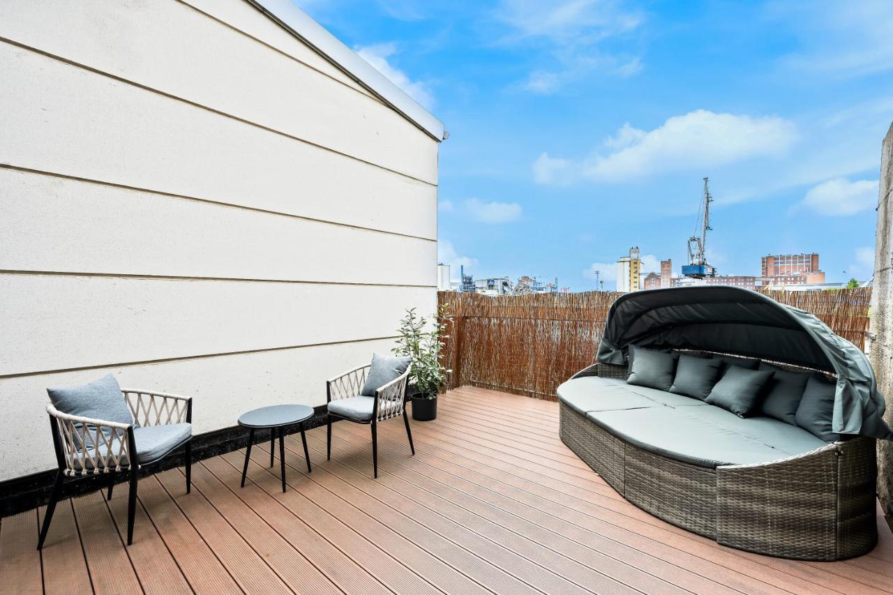 Lit Living - Luxus Loft - Box Spring - Air Con - Bbq - Panorama Διαμέρισμα Μάνχαιμ Εξωτερικό φωτογραφία